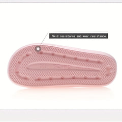 Women's Waterproof Solid Slides Soft Sole Indoor Shoes