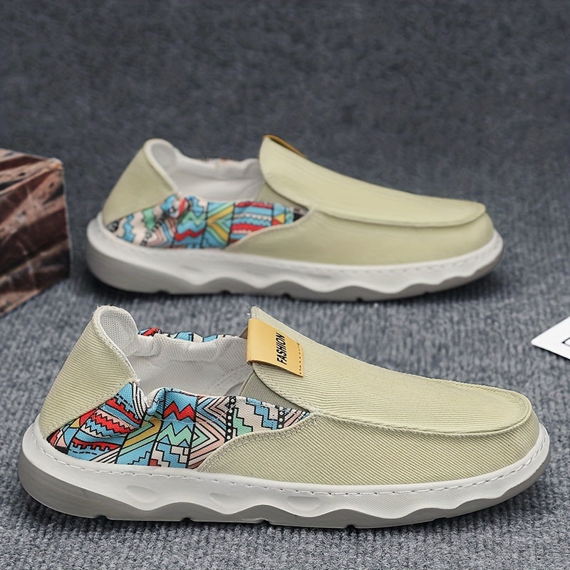 Men's Lightweight Slip On Canvas Shoes Casual Flats