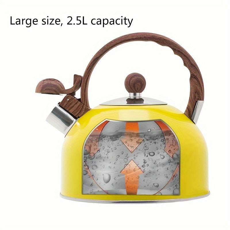 Stainless Steel Whistling Kettle for Camping