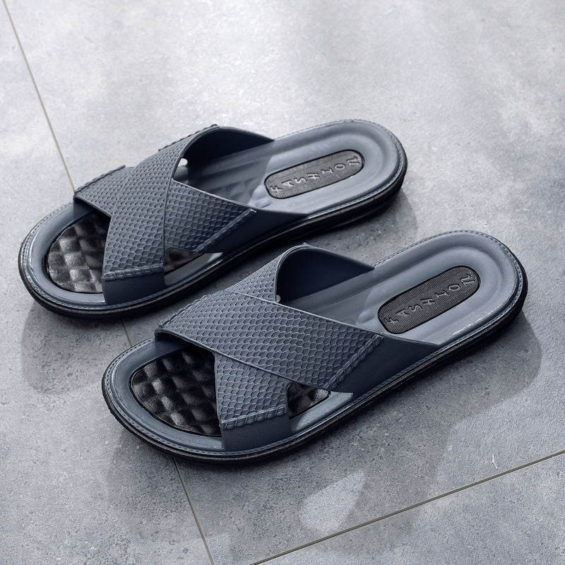 Men's Lightweight Non Slip Slides Comfortable Quick Drying Slides