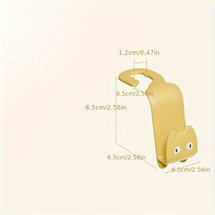 1pc Car Mounted Hook Seat Back Hanging Storage Car Accessories