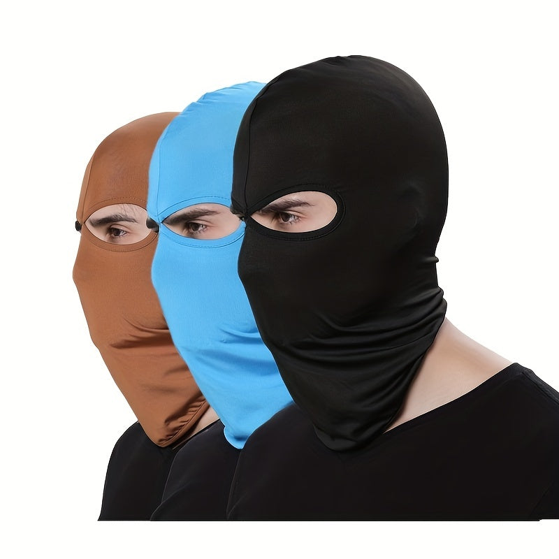2 Hole Full Face Balaclava Mask Windproof Neck Warmer