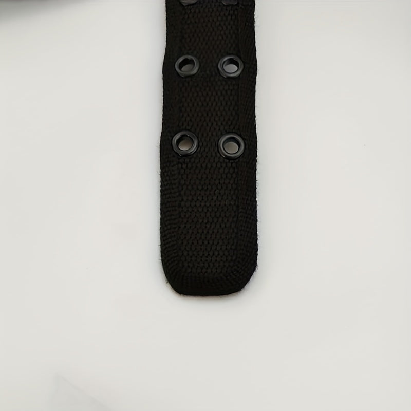 Men's Casual Pants Belt with Hollow Pin Buckle