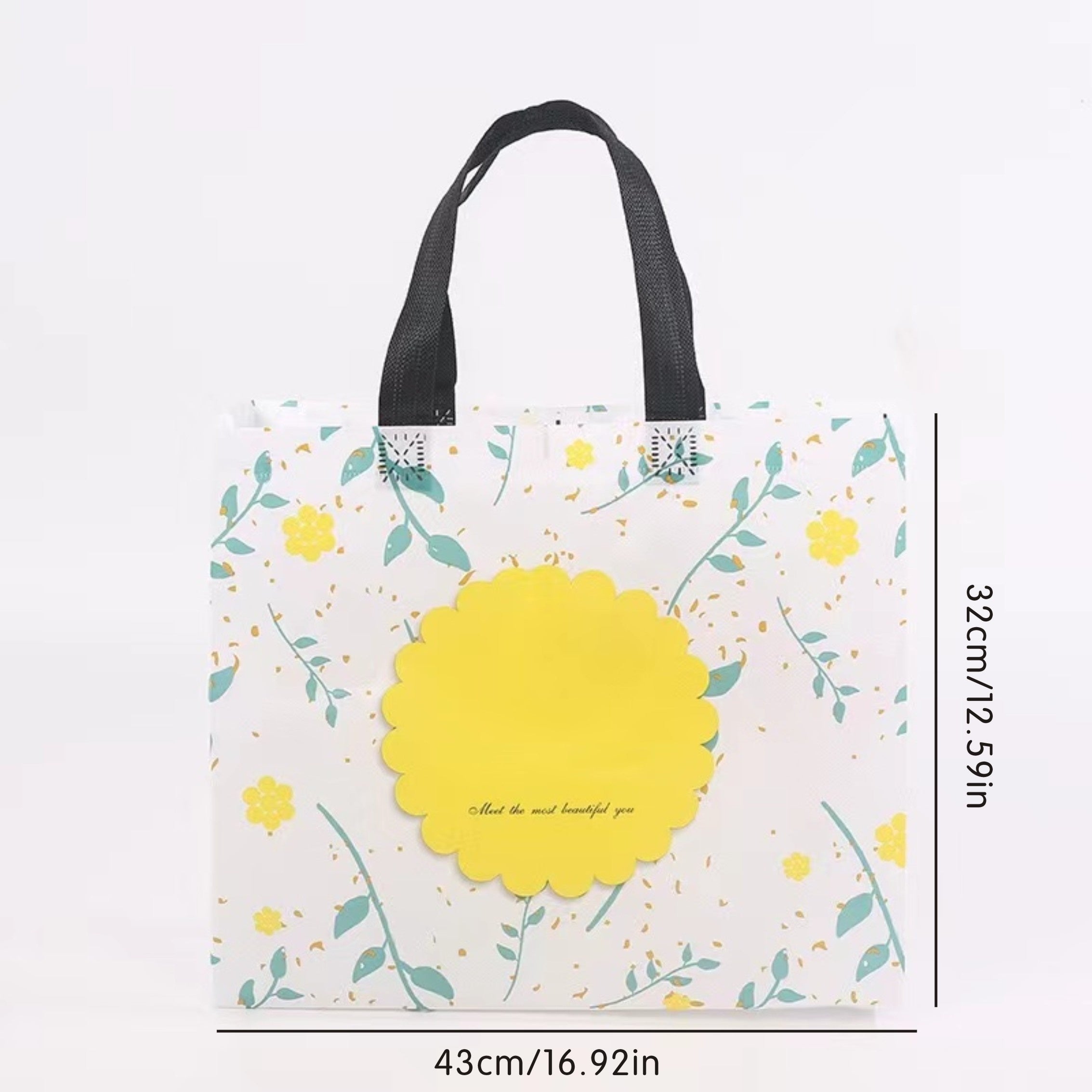 Eco Friendly Non Woven Shopping Bag Portable Colorful Enlarged