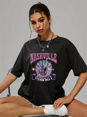 Music City Guitar Tee - Women's Crew Neck T-shirt