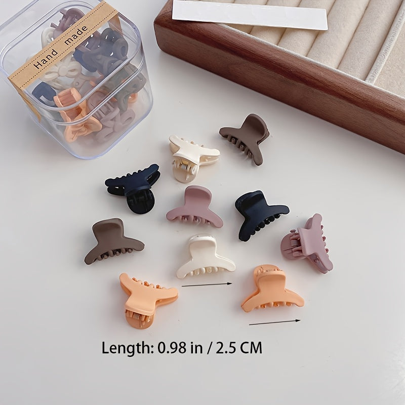 10pcs Mini Claw Clips Girls Hair Accessories