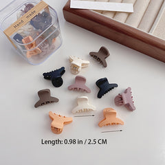 10pcs Mini Claw Clips Girls Hair Accessories