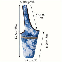 Canvas Yoga Mat Storage Bag Single Shoulder Fitness Bag