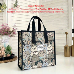 Large Capacity Toiletry Bag Travel Cosmetic Storage Bag Canvas Handbag