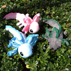 45Cm 17 72In Cute Axolotl Plush Toy Soft Stuffed Animal Gift for Friends
