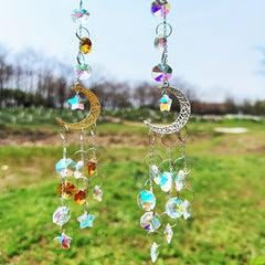 Crystal Wind Chime for Magical Garden Touch