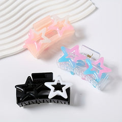 3pcs Star Pattern Hair Clips Claw Clips for Girls