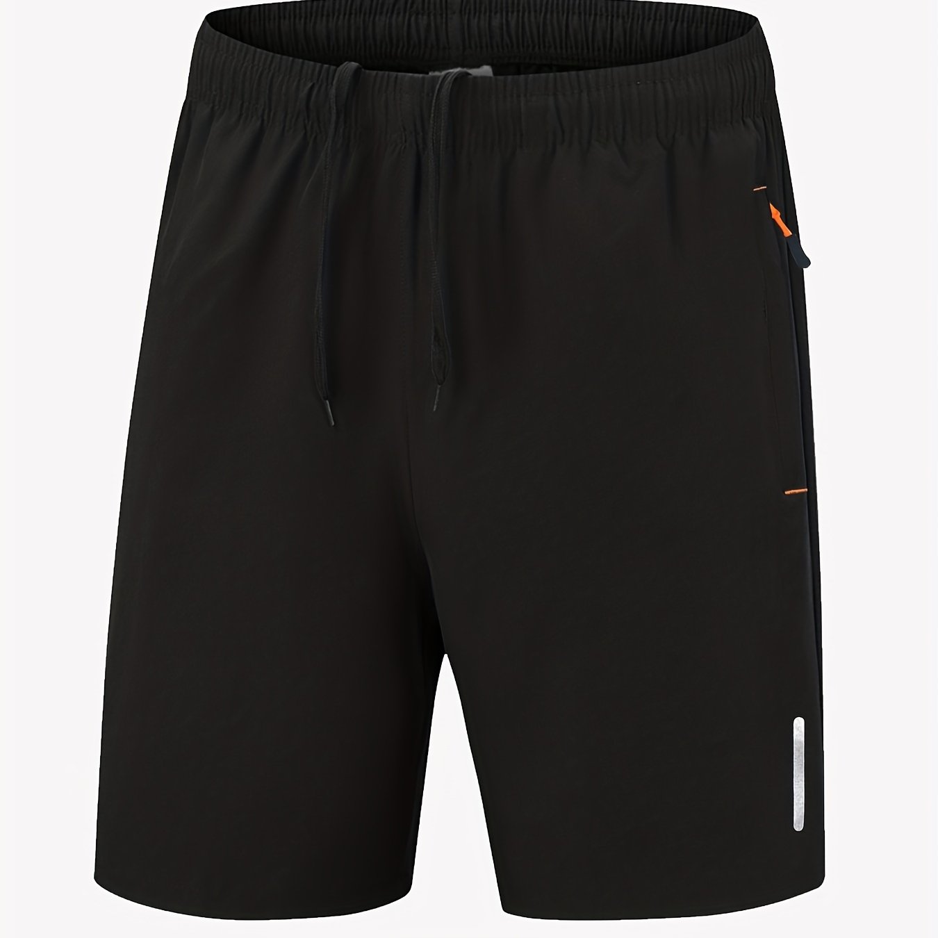 Men's Quick Dry Basketball Shorts with Zipper Pocket