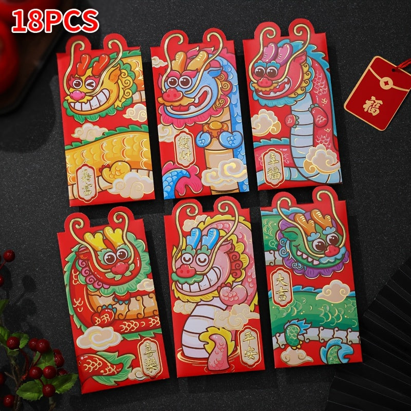 Year Of The Dragon Red Envelope Chinese Lucky Money Envelope