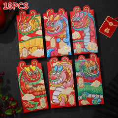 Year Of The Dragon Red Envelope Chinese Lucky Money Envelope