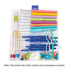 1pc Crochet Hooks Kit With Hook Yarn Needles Additional Knitting Crochet Supplie