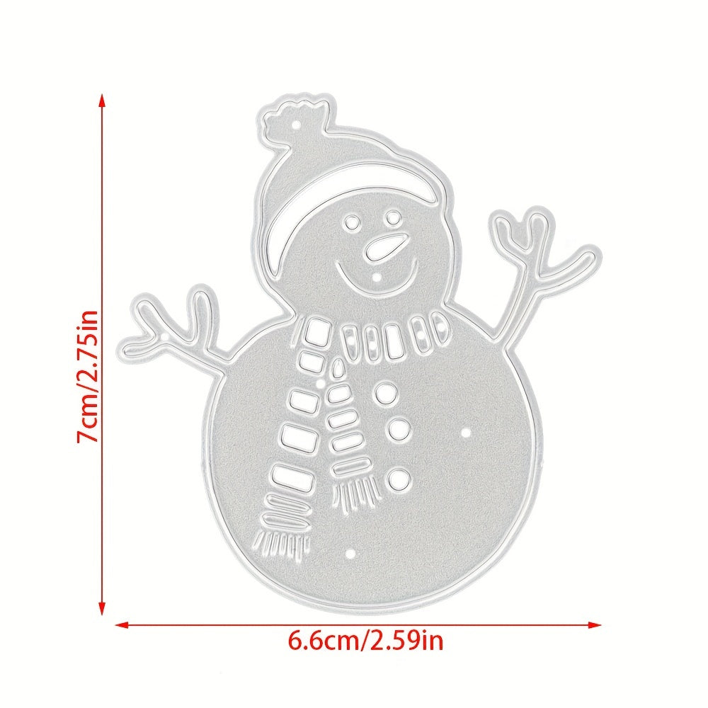 Christmas Snowman Metal Cutting Die For DIY Embossing