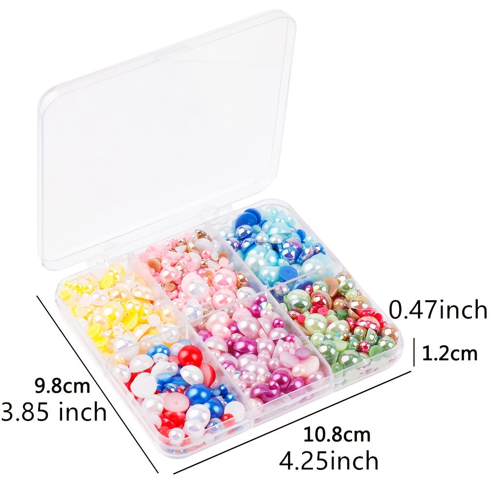 11 Flatback Nail Pearls For Nail Art Half Round Pearls For Crafts Multiple Size