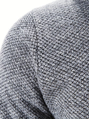 Men's Hooded Knitted Coat Autumn Winter Solid Top