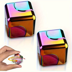 Colorful Spinner Cube High Speed Bearing Rotating Desk Fidget Toy