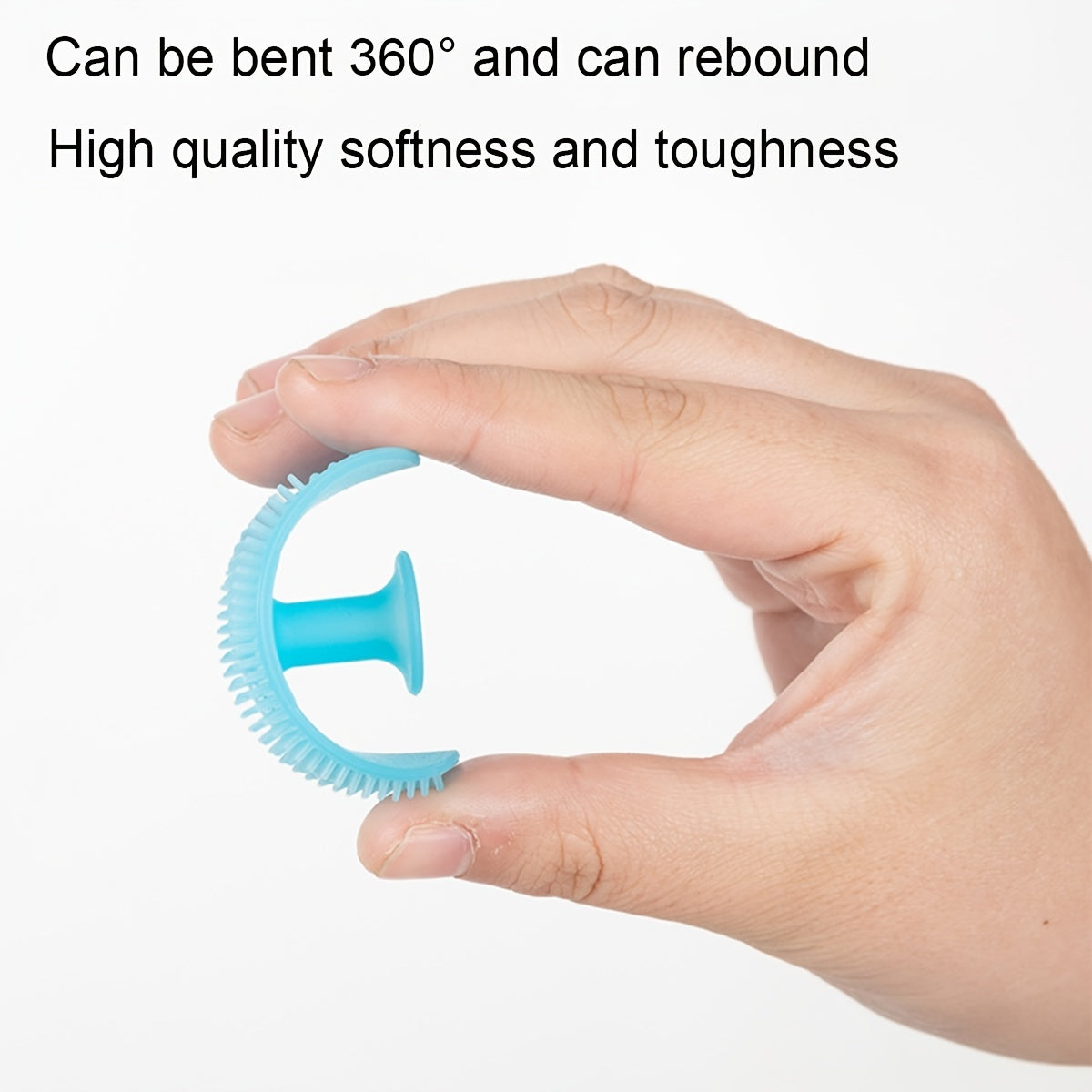 1pc Soft Silicone Baby Shampoo Brush Bath Cleaning Brush