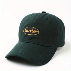 Circle Letter Embroidery Baseball Cap Light Specific Gravity Breathable Sun Hat