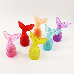 6pcs Mermaid Tail Lip Balm Set Moisturizing Lip Care Daily Use