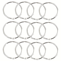 12pcs Shower Curtain Rings Effortless Gliding Curtain Hooks