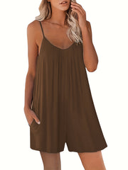 Casual Cami Romper Loose Jumpsuit for Women