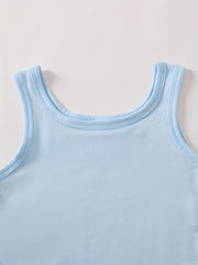 Toddler Girls Tank Rompers Bodysuit Kids Summer Clothes