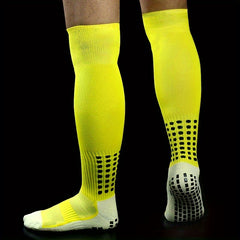 Men's Non slip Over the Knee Football Socks Athletic Soccer Socks