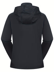 Waterproof Rain Jacket Lightweight Outdoor Hooded Jacket Women's Activewear