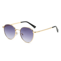 Vintage Round Metal Frame Sunglasses