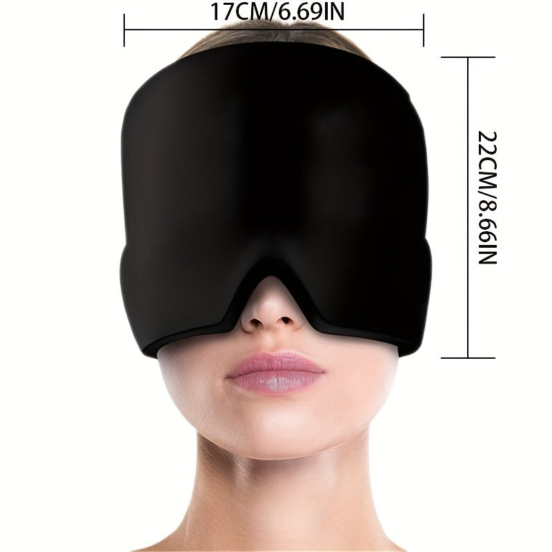 Migraine Relief Gel Ice Headgear Cold Compression Single Layer Cap