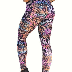 Leopard Print High Waist Yoga Leggings Women's Activewear