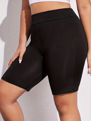 Women's Plus High Rise Skinny Shorts
