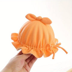 Baby Fisherman Cap Bowknot Small Basin Hat All match In Spring And Summer