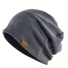 Spring Warm Beanies Knitted Solid Casual Soft Knitting