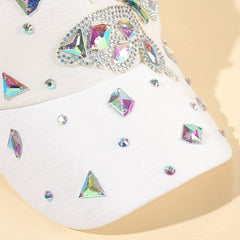 Argyle Butterfly Lady Baseball Cap Adjustable Cap