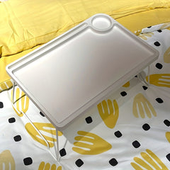 Foldable Bed Tray Table Breakfast Desk Sofa Bed Laptop Snack Tray