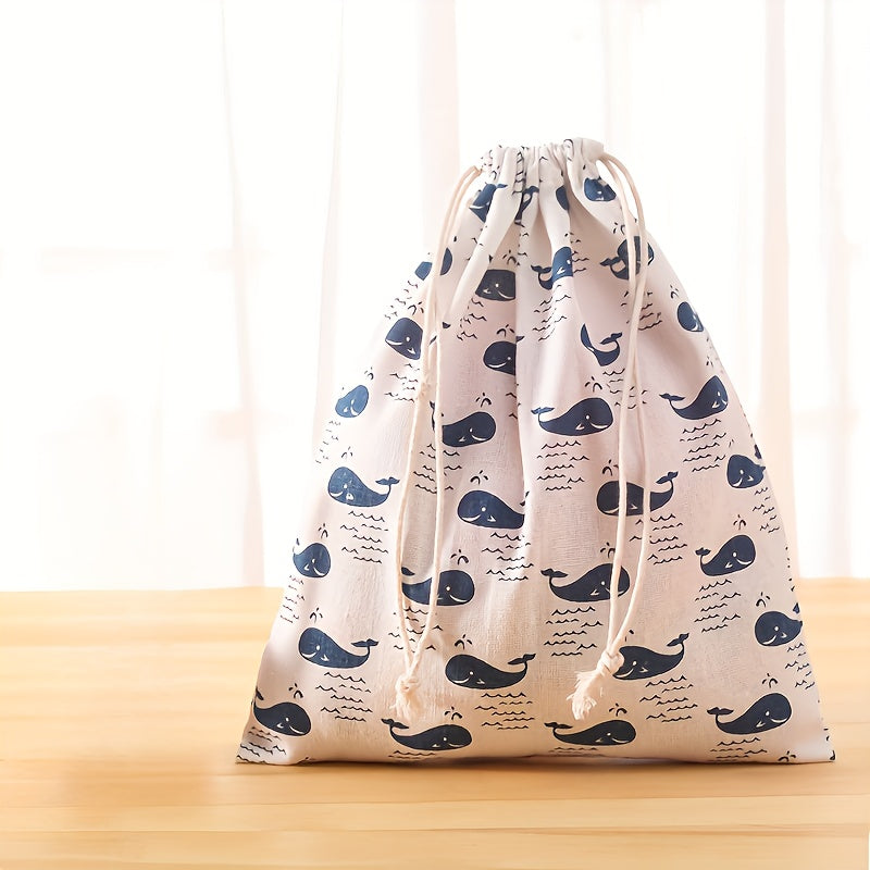 Pocket Drawstring Fabric Storage Bag Portable Dustproof Bag