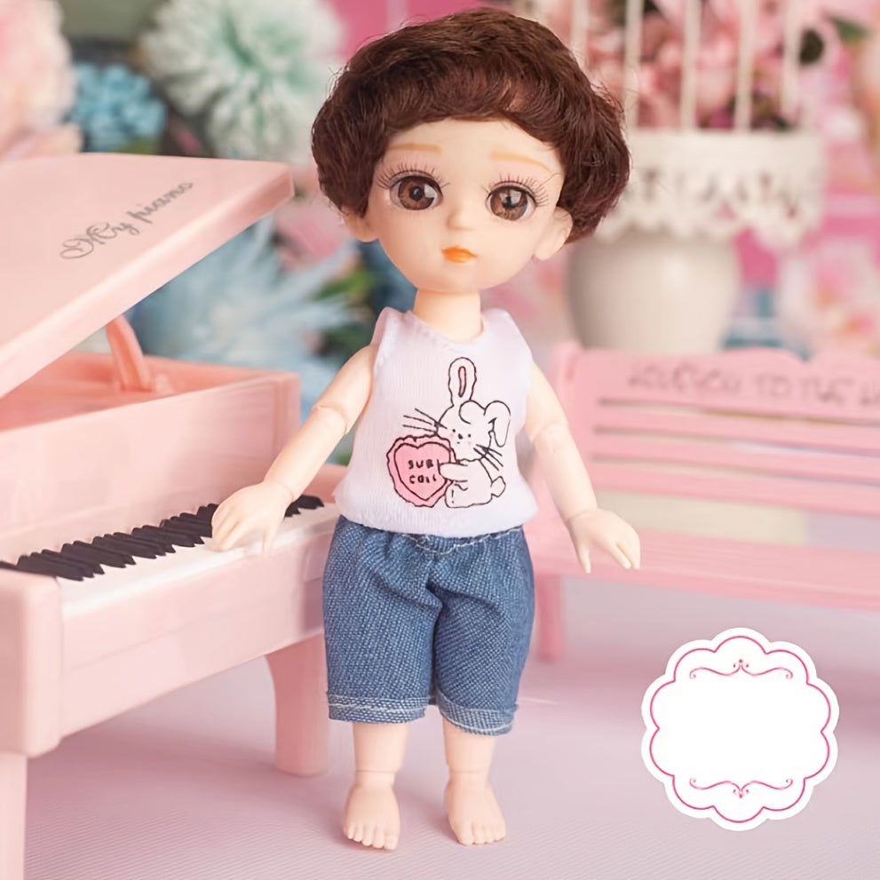 16 Cm BJD Doll Clothes Set, Doll Dress Up Toy Princess Dress Girl Gift
