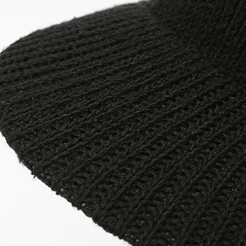 Winter Warm Knitted Ear Protection Hat and Scarf Set