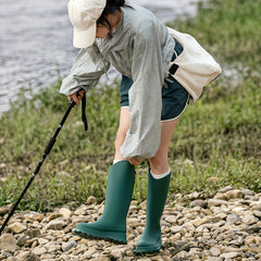 Waterproof Non slip Rain Boots Lightweight Rubber High tube Boots