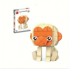 Animal Shaped Block Toys for Desktop Decoration, Birthdays, Christmas