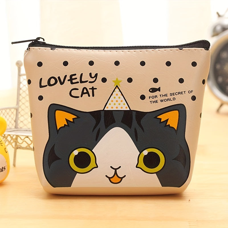 Cartoon Cat Coin Purse for Girls