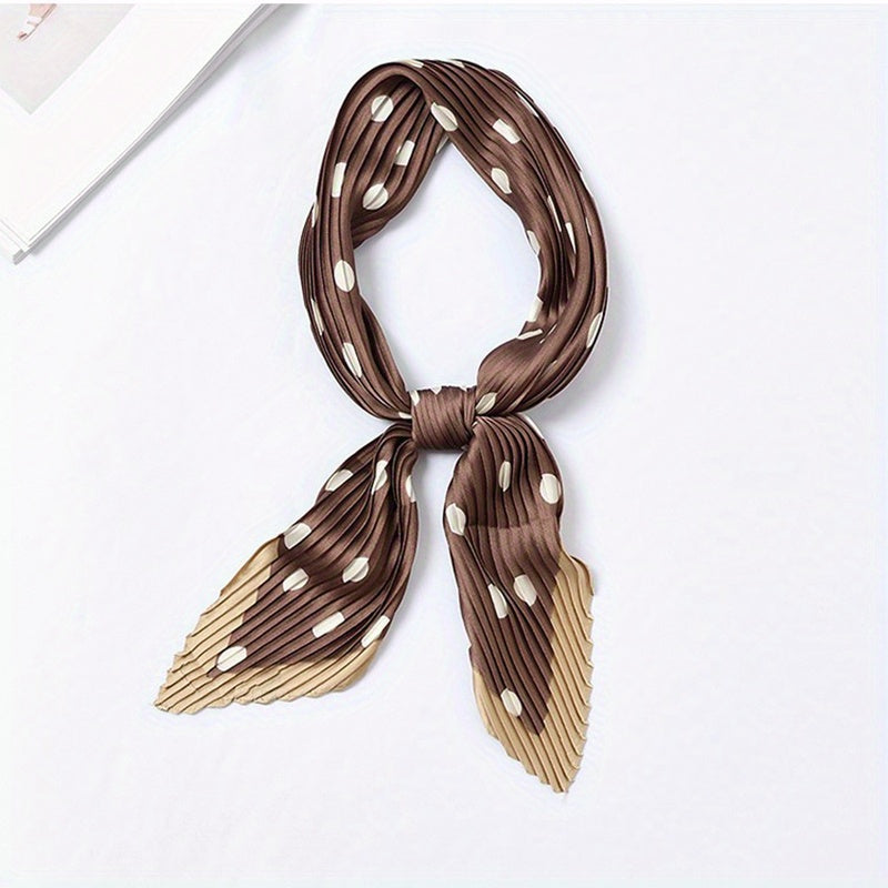 Polka Dot Bandana Neckerchief Scarf Head Wrap Vacation Accessory