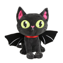 Halloween Bat Cat Plush Toy Stuffed Animal Figure Pillow