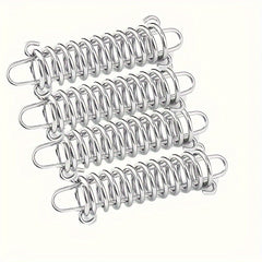 4pcs Camping Tent Rope Spring Buckles Strong Steel Hook Awning Fix Buckle