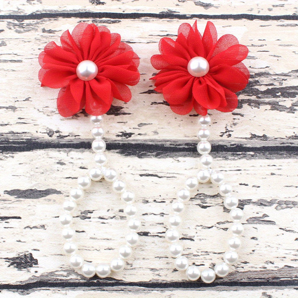 Pearl Barefoot Sandals for Baby Girls